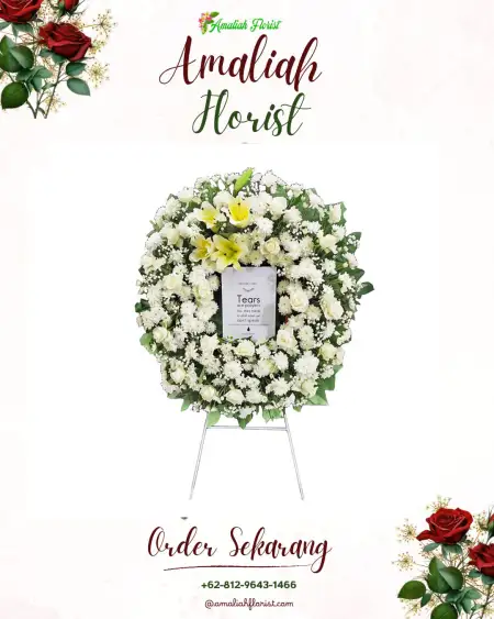 Krans Bunga Duka sukajadi pekanbaru